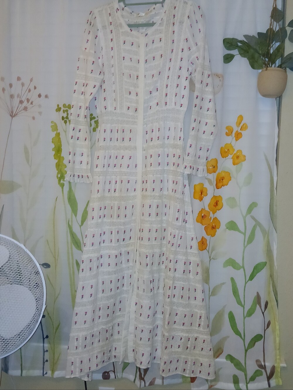 Loveshackfancy Lace And Floral Embroirderd Maxi - 4 - Picture 7 of 16